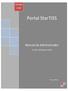 Versão Portal StarTISS. Manual do Administrador. Versão 2.04 (Agosto/2014) Tempro Software