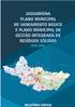 JAGUARIÚNA PLANO MUNICIPAL DE SANEAMENTO BÁSICO E PLANO MUNICIPAL DE GESTÃO INTEGRADA DE RESÍDUOS SÓLIDOS