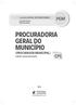 PROCURADORIA GERAL DO MUNICÍPIO