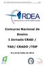 Concurso Nacional de Ensino I Jornada CRAD /