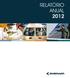RelatóRio anual 2012