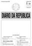 I B SUMÁRIO. Terça-feira, 29 de Agosto de 2000 Número 199. Ministério da Economia. Ministério do Equipamento Social. Ministério da Justiça