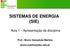 SISTEMAS DE ENERGIA (SIE)