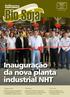 Inauguração da nova planta industrial NHT