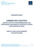 UNIMED RCP COLETIVO SEGURO COLETIVO DE RESPONSABILIDADE CIVIL PROFISSIONAL PARA MÉDICOS, DENTISTAS E OUTROS PROFISSIONAIS DA SAÚDE