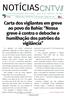 NOTÍCIAS CNTV/VIGILANTES. Carta dos vigilantes em greve ao povo da Bahia: Nossa greve é contra o deboche e humilhação dos patrões da vigilância