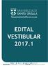 EDITAL VESTIBULAR