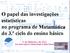 O papel das investigações estatísticas no programa de Matemática do 3.º ciclo do ensino básico