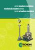 sérieatuadores mecânicos mechanical actuators series serie actuadores mecánicos