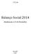 Balanço Social Atualização a 31 de Dezembro. Março/2015 DSCGAF