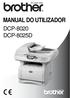 MANUAL DO UTILIZADOR DCP-8020 DCP-8025D