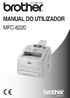 MANUAL DO UTILIZADOR MFC Versão D