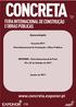 Apresentação. Concreta 2011 Feira Internacional de Construção e Obras Publicas. EXPONOR Feira Internacional do Porto 18 a 22 de Outubro de 2011