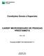 Condições Gerais e Especiais CARDIF MICROSSEGURO DE PESSOAS PRESTAMISTA