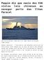 Pequim diz que navio dos EUA violou leis chinesas ao navegar perto das Ilhas Paracel