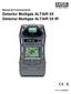 Manual de Funcionamento Detector Multigás ALTAIR 5X Detector Multigás ALTAIR 5X IR