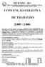 CONVENÇÃO COLETIVA DE TRABALHO / 2.006