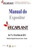 III FECAPLANT - 17 a 19 de maio de 2013 XV Fórum Catarinense de Floricultura 17/05/13 Seminário Sagrado Coração de Jesus Corupá -SC