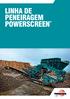 LINHA DE PENEIRAGEM POWERSCREEN