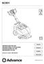 SC351 INSTRUCTION FOR USE INSTRUCTIONS D UTILISATION INSTRUCCIONES DE USO INSTRUÇÕES DE USO. Advance model: ENGLISH FRANÇAIS ESPAÑOL