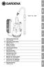 1500/1 Art D Gebrauchsanweisung Accu-Pumpe GB Operating Instructions Battery Pump