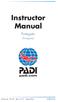 Instructor Manual. Português. (Portuguese)