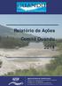 Relatório de Ações do Comitê Guandu Relatório de Ações. Comitê Guandu Gestão 2013/2014