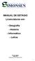MANUAL DE ESTÁGIO Licenciaturas em: - Geografia - História - Informática - Letras