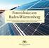 Fotovoltaico em Baden-Württemberg Sistemas de energia perspicazes, tecnologias inovadoras, padrões máximos de produção o Estado de Baden-Württemberg