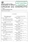 ORDEM DO EXÉRCITO 1.ª SÉRIE N.º 2/29 DE FEVEREIRO DE 2000 S U M Á R I O MINISTÉRIO DA DEFESA NACIONAL ESTADO-MAIOR DO EXÉRCITO
