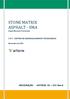 STONE MATRIX ASPHALT - SMA Especificação Particular