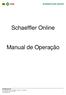 Schaeffler Online. Manual de Operação