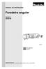 MANUAL DE INSTRUÇÕES. Furadeira angular DA3010 DA3010F ISOLAMENTO DUPLO. IMPORTANTE: Leia este manual antes de usar a ferramenta.