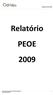 Relatório PEOE 2009 Relatório PEOE 2009