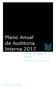 Plano Anual de Auditoria Interna 2017