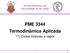 PME 3344 Termodinâmica Aplicada
