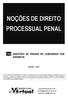 NOÇÕES DE DIREITO PROCESSUAL PENAL