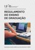 REGULAMENTO DO ENSINO DE GRADUAÇÃO