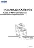 EPSON AcuLaser CX21 Series Guia de Operações Básicas Índice geral Componentes do produto Processo de cópia básico