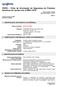 FISPQ Ficha de Informação de Segurança de Produtos Químicos em acordo com a NBR Data de revisão: 14/01/08 Data de impressão: 2/12/2011