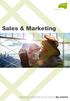 Sales & Marketing. Inspiring consumer goods sector by everis