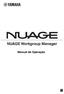 NUAGE Workgroup Manager. Manual de Operação