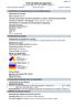 Ficha de dados de segurança Em conformidade com 1907/2006/CE, Artigo 31.º