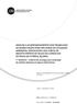 1.º Relatório Caderno de encargos para realização de análises químicas em águas subterrâneas. Lisboa dezembro de 2014 I&D HIDRÁULICA E AMBIENTE