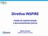Dire%va INSPIRE. Estado de implementação e desenvolvimentos futuros. Mário Caetano Subdiretor- Geral do Território