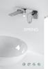 94 SPRING. Monocomando de lavatório Basin mixer Mitigeur monocommande lavabo Monomando de lavabo. cromado / chrome satinox