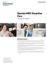 Serviço HPE Proactive Care