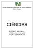 Núcleo Estadual de Educação de Jovens e Adultos Darcy Vargas CIÊNCIAS REINO ANIMAL VERTEBRADOS