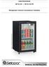 LINHA PROFISSIONAL GPTU-120 GPTU-120 PR. Refrigerador Vertical Conveniência Turmalina. Imagem meramente ilustrativa GPTU-120 MANUAL DE INSTRUÇÕES