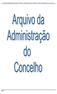 Arquivo Municipal da Póvoa de Varzim Inventário (Arquivos Públicos Arquivo da Administração do Concelho)